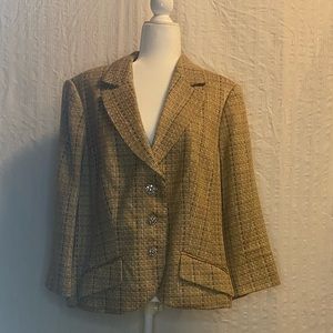 Tan tweed jacket